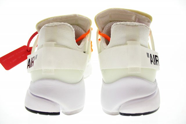 中古】ナイキ NIKE THE 10 AIR PRESTO OFF-WHITE 2018 WHITE 27cm