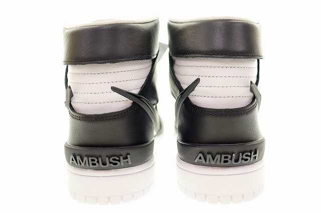 NIKE ナイキ ×AMBUSH DUNK HIGH アンブッシュ ダンク ハイカット スニーカー ブラック/ホワイト US11.5/29.5cm CU7544-001