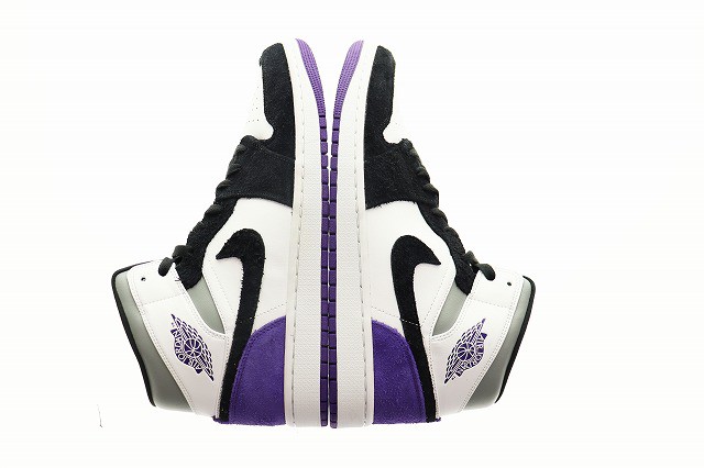 【中古】ナイキ NIKE AIR JORDAN 1 MID SE Court Purple エア ジョーダン ミッド 28.5 紫 コートパープル  220921｜au PAY マーケット