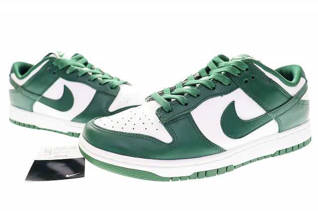 中古】ナイキ NIKE DUNK LOW RETRO TEAM GREEN 27.5cm DD1391-101