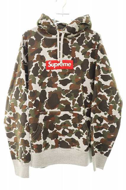 入荷しました シュプリーム SUPREME 12AW Box Logo Pullover Camo