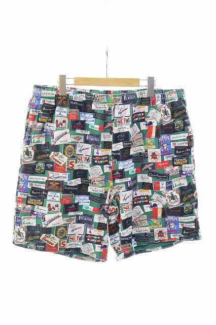 SALE／91%OFF】 シュプリーム Labels Pique Shorts 総柄 ハーフショートパンツ