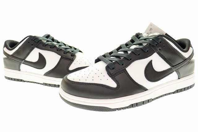 中古】未使用 ナイキ NIKE DUNK LOW RETRO BLACK WHITE 2022 27.5cm