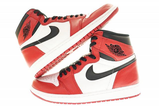 【中古】ナイキ NIKE AIR JORDAN 1 RETRO HIGH OG CHICAGO 27.5cm 555088-101 エア ジョーダン シカゴ 221205 034