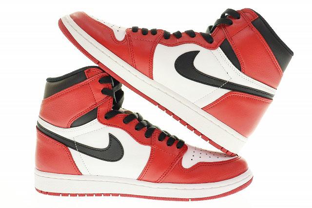 【中古】ナイキ NIKE AIR JORDAN 1 RETRO HIGH OG CHICAGO 27.5cm 555088-101 エア ジョーダン シカゴ 221205 034