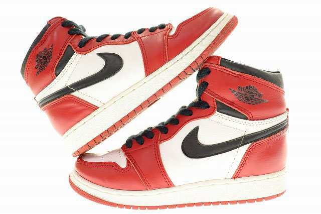 中古】ナイキ NIKE AIR JORDAN 1 BG CHICAGO 1994 23cm 4Y 153126-101