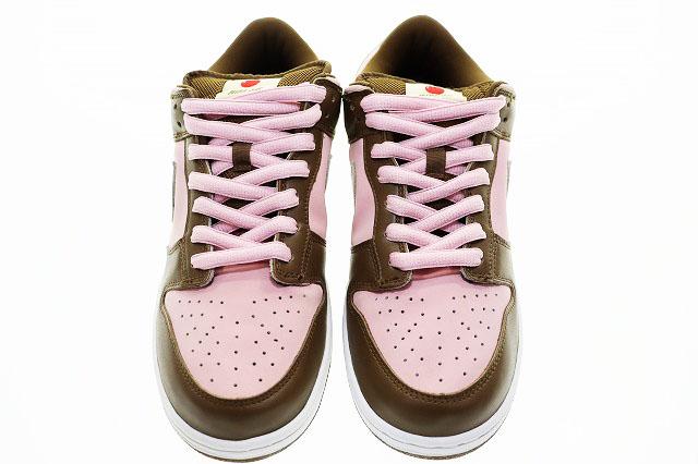 【中古】ナイキ NIKE DUNK LOW PRO SB STUSSY CHERRY 28.5cm 304292-671 ダンク チェリー ステューシー ▲■230314