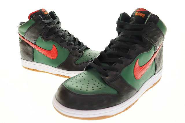 中古】ナイキ NIKE DUNK HI SUPREME SPARK LE DJ CLARK KENT 2009 28.5