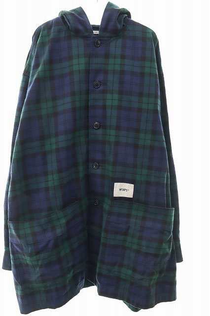 枚数限定 WTAPS ダブルタップス フーデッドジャケット チェック