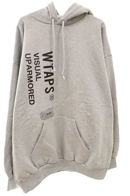 グッドふとんマーク取得 グレーS WTAPS SNEAK VISUAL UPARMORED HOODY