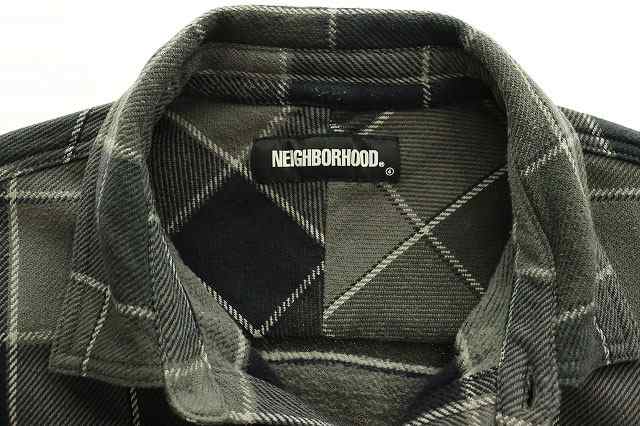 中古】ネイバーフッド NEIGHBORHOOD 22SS フランネル チェック シャツ