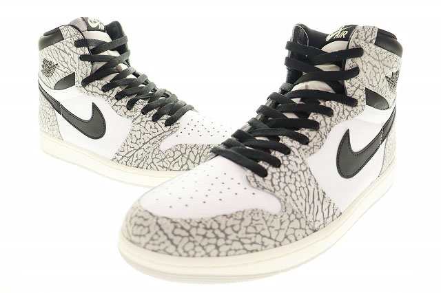 中古】ナイキ NIKE AIR JORDAN 1 RETRO HIGH OG WHITE CEMENT 2023