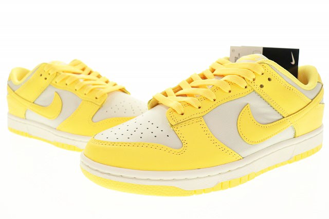 中古】未使用品 ナイキ NIKE W WMNS DUNK LOW CITRON PULSE 26.5cm