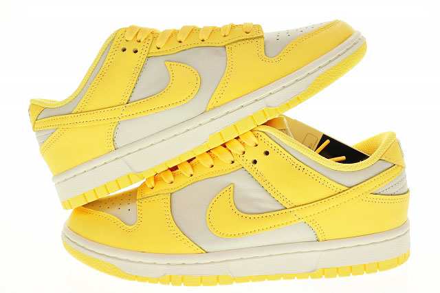 中古】未使用品 ナイキ NIKE W WMNS DUNK LOW CITRON PULSE 26.5cm