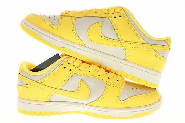 中古】未使用品 ナイキ NIKE W WMNS DUNK LOW CITRON PULSE 26.5cm