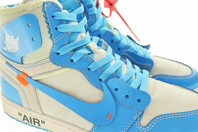 【中古】ナイキ NIKE AIR JORDAN 1 × OFF-WHITE NRG UNC 2018 28cm AQ0818-148 エア ジョーダン ☆AA★▲■230606_5