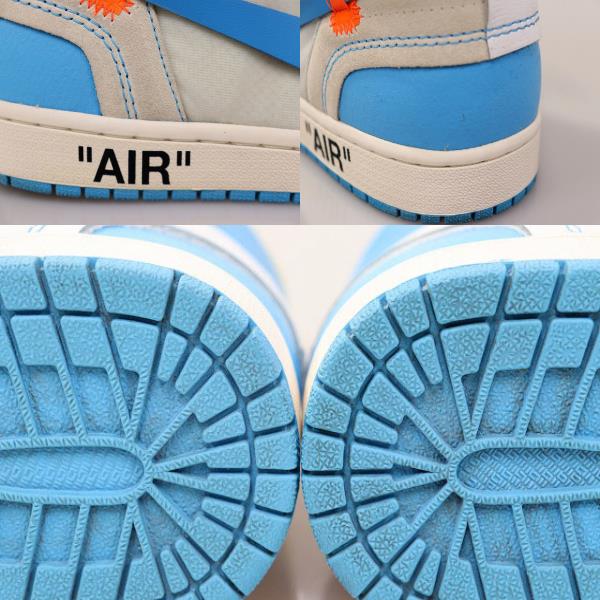 【中古】ナイキ NIKE AIR JORDAN 1 × OFF-WHITE NRG UNC 2018 28cm AQ0818-148 エア ジョーダン ☆AA★▲■230606_7