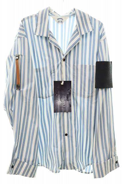 中古】サンシー SUNSEA 20SS PAJAMA STRIPE GIGOLO&GIGOLET SHIRT