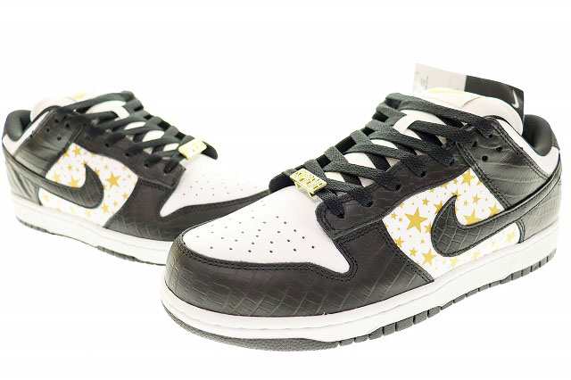 【中古】未使用品 ナイキ エスビー NIKE SB DUNK LOW OG QS SUPREME 2021 28cm BLACK DH3228-102 230526