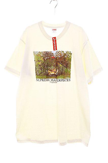 【中古】シュプリーム SUPREME 20SS Masterpieces Tee L Natural マスターピース Tシャツ ナチュラル ☆AA★230603