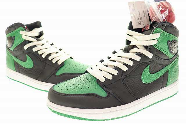 【中古】未使用品 ナイキ NIKE AIR JORDAN 1 RETRO HIGH OG BLACK PINE GREEN 2020 26.5cm  555088-030 230612｜au PAY マーケット