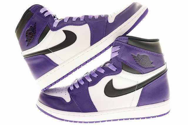 中古】未使用品 ナイキ NIKE AIR JORDAN 1 RETRO HIGH OG COURT PURPLE