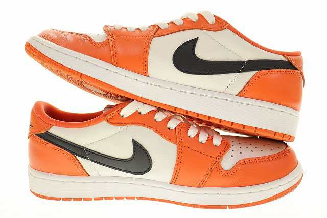 中古】ナイキ NIKE AIR JORDAN 1 LOW OG STARFISH 2021 27.5cm ORANGE