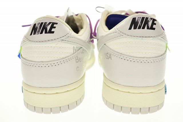 中古】未使用品 ナイキ NIKE DUNK LOW OFF-WHITE Lot 48 2021 27.5cm 1