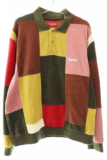 中古】シュプリーム SUPREME 20AW Patchwork Velour パッチワーク ...