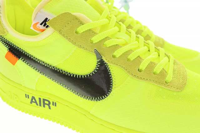 中古】未使用品 ナイキ NIKE THE 10 AIR FORCE 1 LOW OFF-WHITE VOLT ...