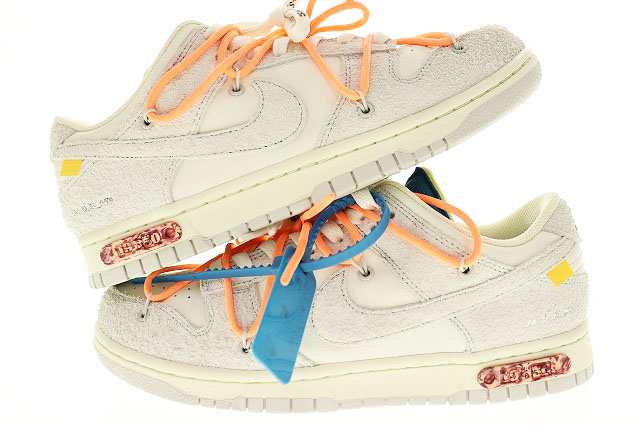 中古】ナイキ NIKE DUNK LOW OFF-WHITE Lot 19 2021 27cm 1 OF 50 ...