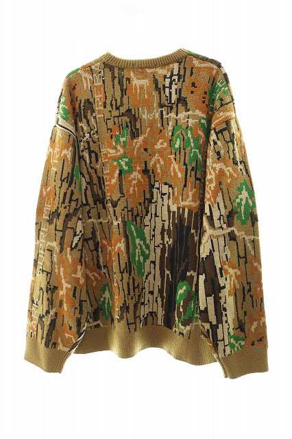 中古】シュプリーム SUPREME 22AW Trebark Camo Sweater ニット