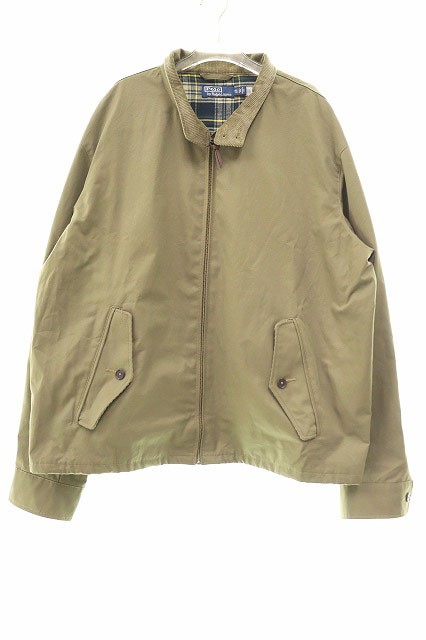 【中古】ポロ ラルフローレン POLO RALPH LAUREN 希少サイズ コットン ツイル ジャケット オリーブ XXL 231129