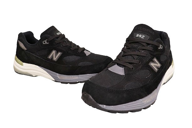 中古】ニューバランス NEW BALANCE M992BL ブラック Dワイズ 26.5cm