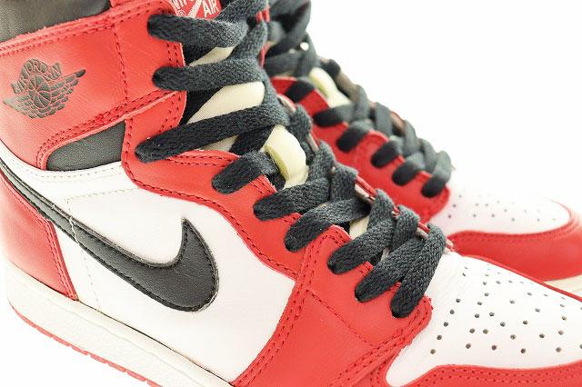 中古】ナイキ NIKE 美品 AIR JORDAN 1 CHICAGO 1994 27.5cm 箱付