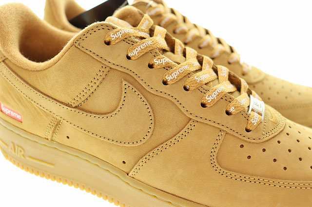 中古】未使用品 ナイキ NIKE AIR FORCE 1 LOW W SP SUPREME WHEAT 2022