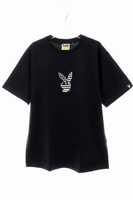 中古】アベイシングエイプ A BATHING APE 稀少 PLAYBOY S/S TEE L