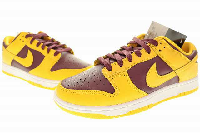 中古】未使用品 ナイキ NIKE DUNK LOW RETRO UNIVERSITY GOLD 2022