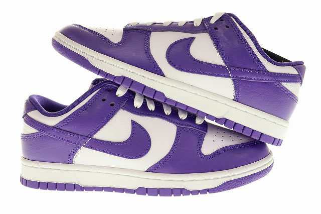 中古】ナイキ NIKE DUNK LOW RETRO CHAMPIONSHIP COURT PURPLE 26.5cm