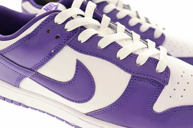 【中古】未使用品 ナイキ NIKE DUNK LOW RETRO CHAMPIONSHIP COURT PURPLE 2022 30cm  DD1391-104 231030｜au PAY マーケット