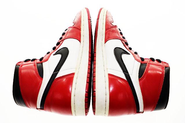 【中古】ナイキ NIKE AIR JORDAN 1 CHICAGO 1994 28.5cm 130207-101 エア ジョーダン I シカゴ 94年復刻 ▲■241209