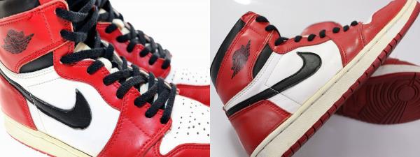 【中古】ナイキ NIKE AIR JORDAN 1 CHICAGO 1994 28.5cm 130207-101 エア ジョーダン I シカゴ 94年復刻 ▲■241209