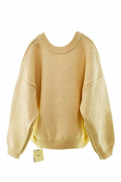 中古】AMBERGLEAM アンバーグリーム Cotton V neck Sweater セーター