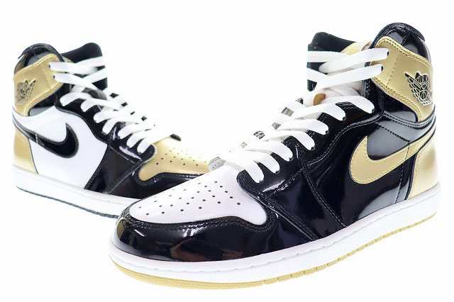 【中古】ナイキ NIKE AIR JORDAN 1 RETRO HIGH OG NRG GOLD TOP 3 2017 28.5cm 861428-001 エア ジョーダン I 240312