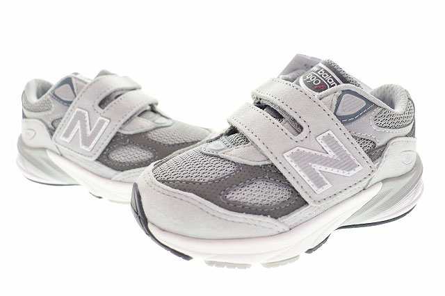 未使用品 ニューバランス NEW BALANCE IV990GL6 GRAY 2024 14cm KID'S