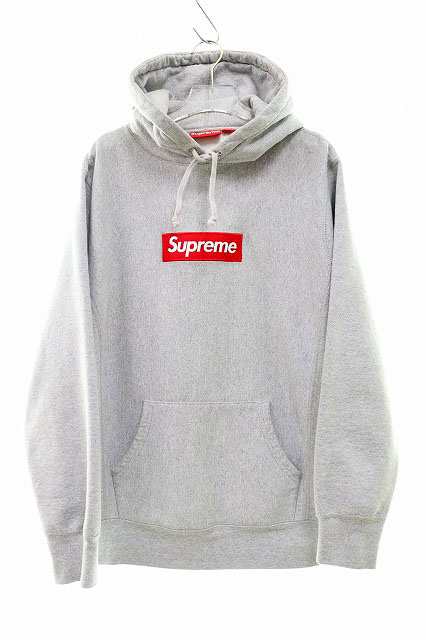 【中古】シュプリーム SUPREME 16AW Box Logo Hooded Sweatshirt M サイズ Heather Grey 240517☆AA★