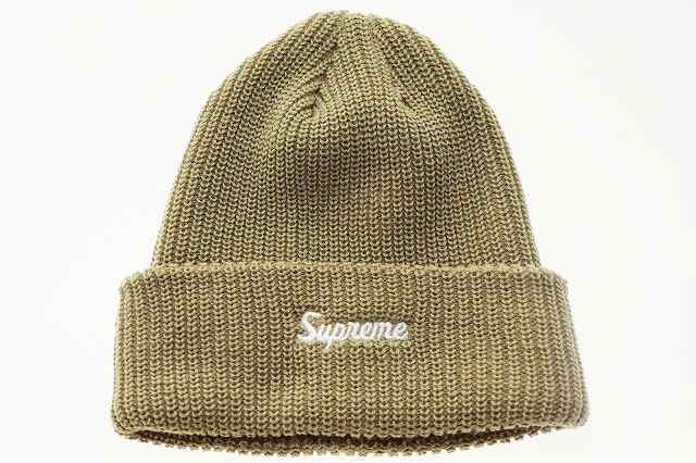 【中古】シュプリーム SUPREME 22AW LOOSE GAUGE BEANIE TAUPE ルーズ ゲージ ビーニー トープ ☆AA★▲240813