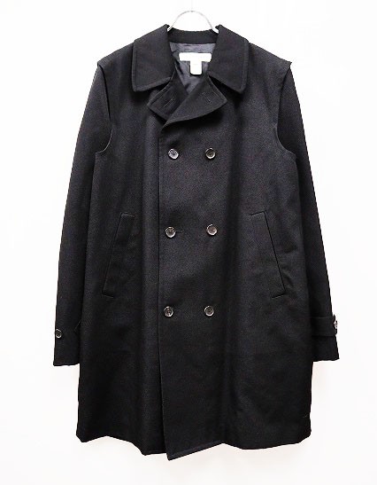 【中古】コムデギャルソンシャツ COMME des GARCONS SHIRT Wool doubled coat M W14085 ウール ダブル コート 240801