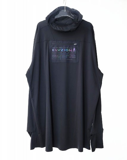 【中古】ELYZION WAIKATO UNISEX UV PROTECTION HOODIEイリジオン ワイカト UVカット パーカー ブラック ●240817