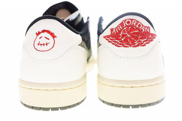 【中古】ナイキ NIKE WMNS AIR JORDAN 1 LOW OG SP MEDIUM OLIVE 26.5cm TRAVIS SCOTT DZ4137-106 ☆AA★▲■240826